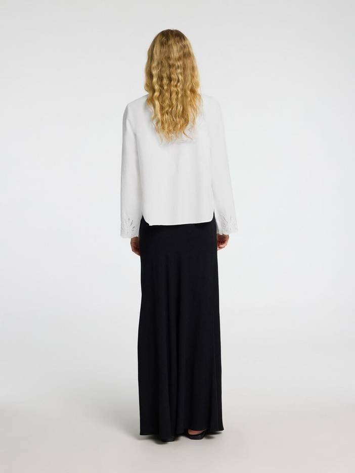 Broderie Anglaise Overhemd Met Lange Mouwen | Selected-Femme