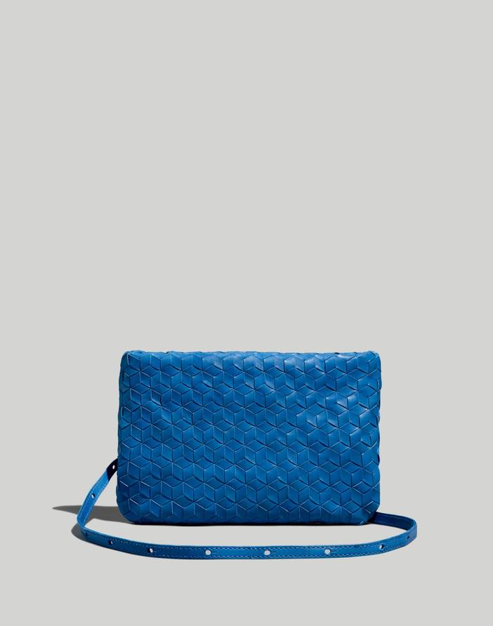 The Puff Crossbody Bag: Woven Leather Edition | Madewell
