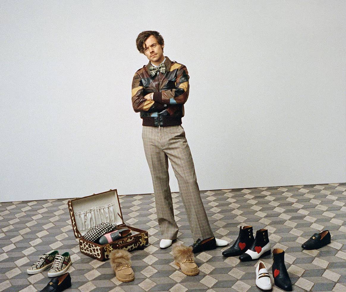 Photo Credits: Colección “HA HA HA” diseñada por Alessandro Michele y Harry Styles para Gucci.