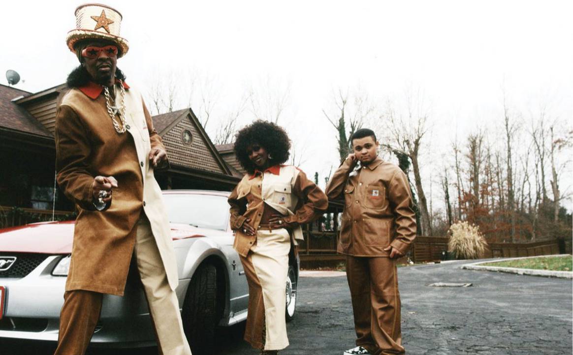 Courtesy of Marni. Marni x Carhartt WIP. En photo : Bootsy Collins family