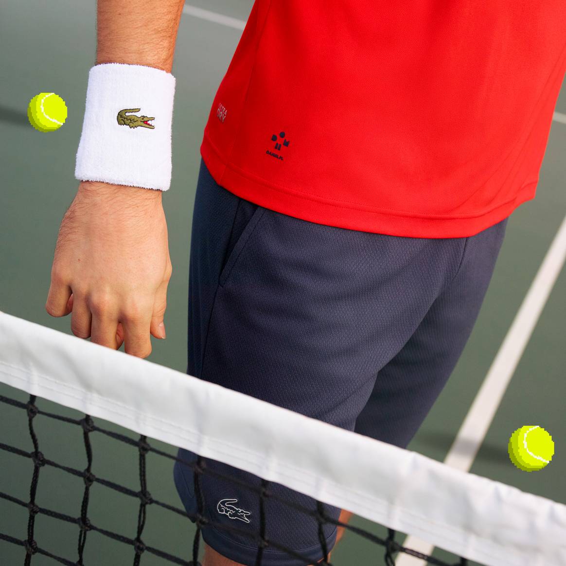 Image: Lacoste; Daniil Medvedev Logo