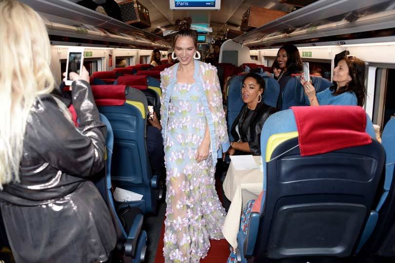 Deborah Lyons hosts debut catwalk show on the Eurostar