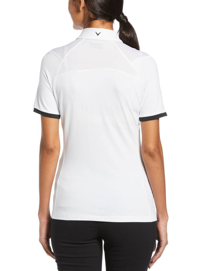 Women's Swing Tech™ Asymmetrical Color Block Golf Polo Shirt | Callaway