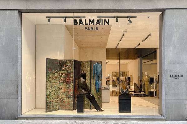 Balmain tiene a battesimo il flagship store di via Spiga, a Milano