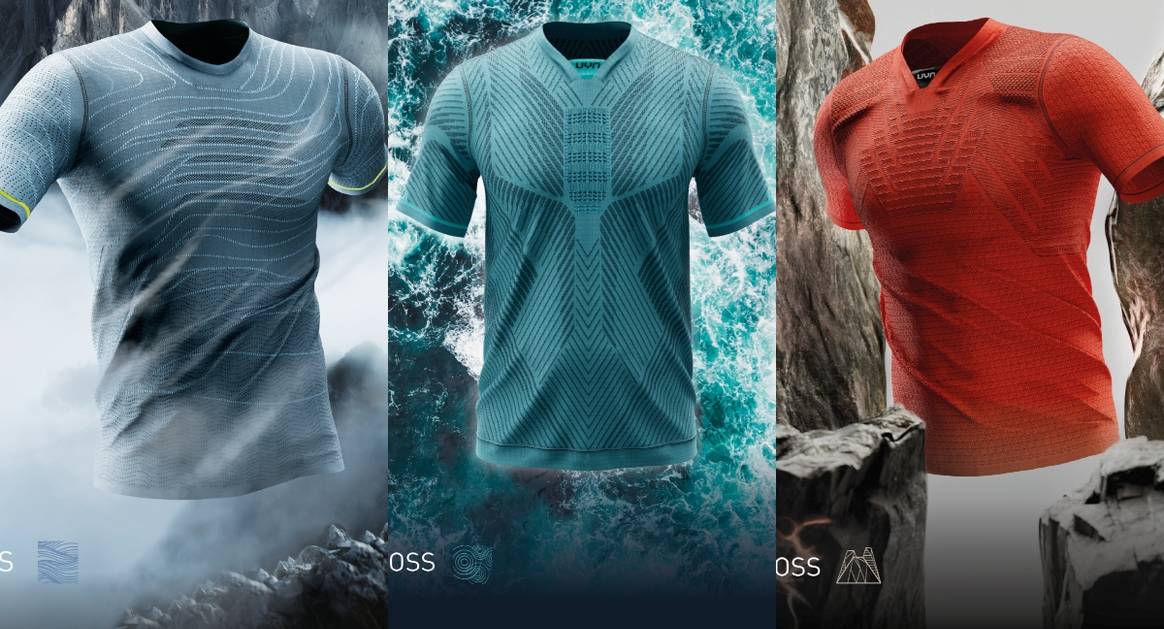 'Self Layer'-Funktionsshirts unterteil nach Elementen, die auf verschiedene Funktionen setzen