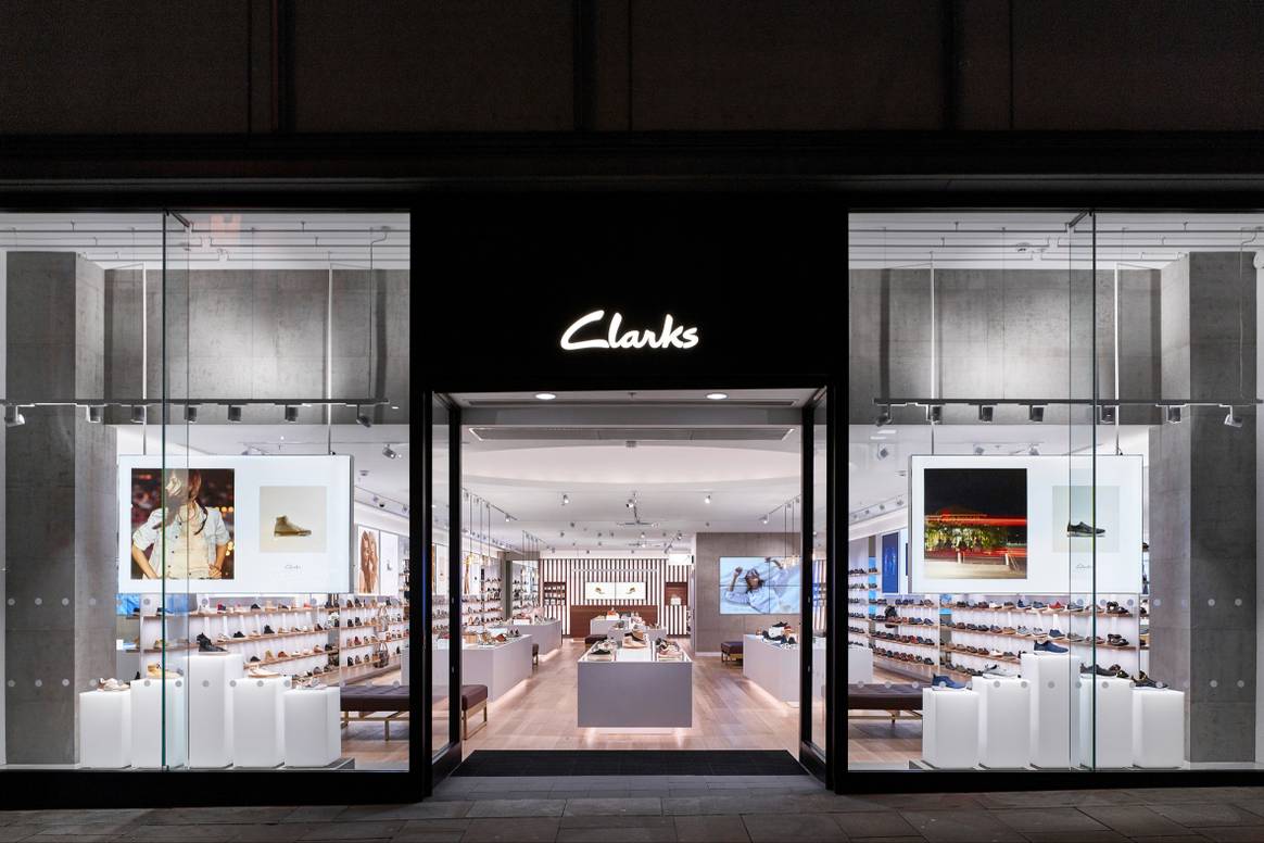 Clarks storefront