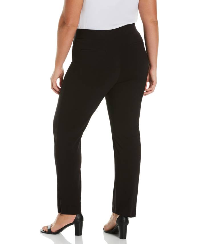 Women's Plus Size Stretch Slim Leg Front Seam Pants - Comfort Fit | Rafaella
