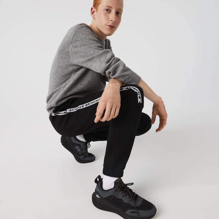 Herren Lacoste trainingshose mit bedruckten Streifen | Lacoste