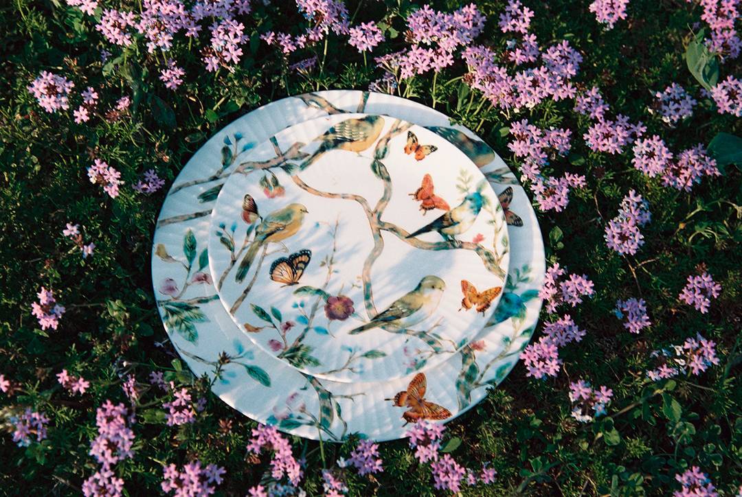 Fotografía de campaña de la colección cápsula “The House of Marisa Berenson”, diseñada por Marisa Berenson para Zara.