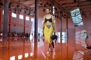 MFW SS26: Prada shows a new silhouette that floats away from the body