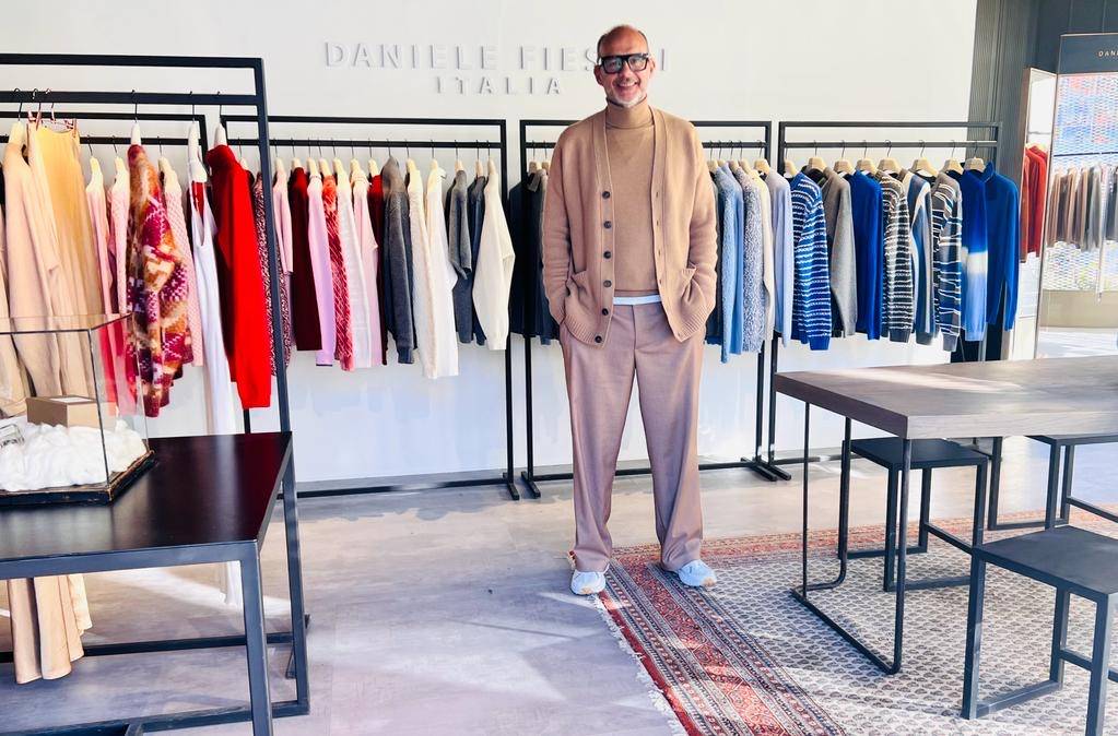 Daniele Fiesoli auf seinem Stand bei der Pitti Uomo 105