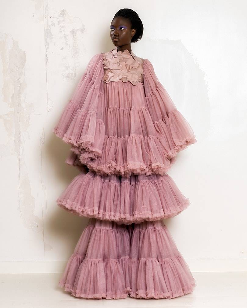 Imane Ayissi creates couture collection from scrap fabrics