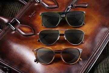 Berluti and Oliver Peoples collaborate