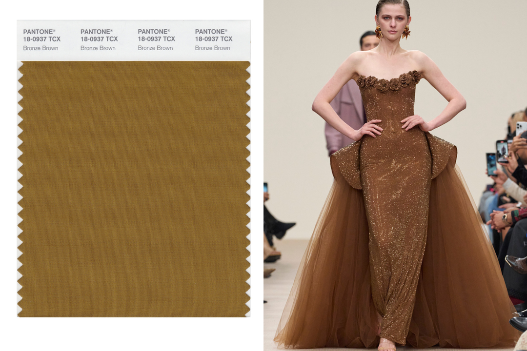 Pantone Bronze Brown / Michael Cinco