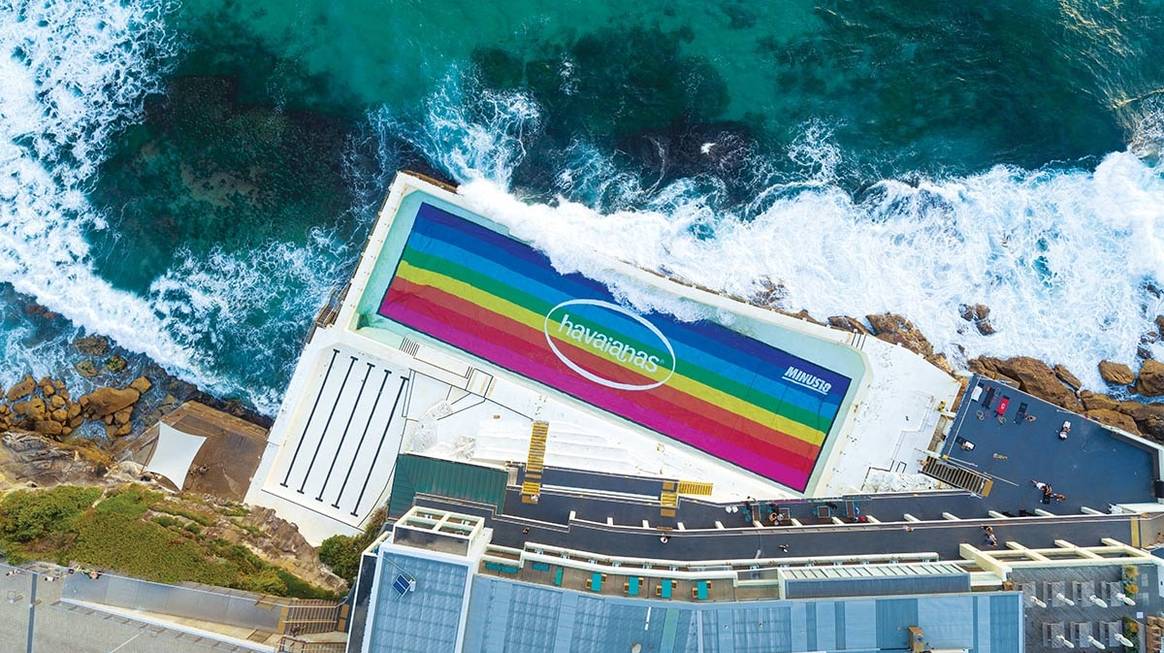 Bondi Icebergs in alle kleuren van de regenboog
