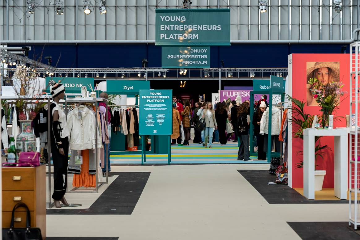 Het Young Entrepreneurs Platform op Modefabriek. Beeld door Aygin Kolaei voor FashionUnited.