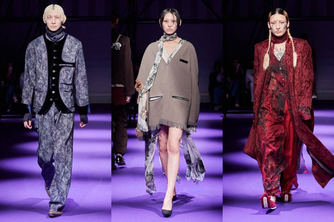 HEōS AW23 Rakuten FWT. Image: Rakuten Fashion Week Tokyo