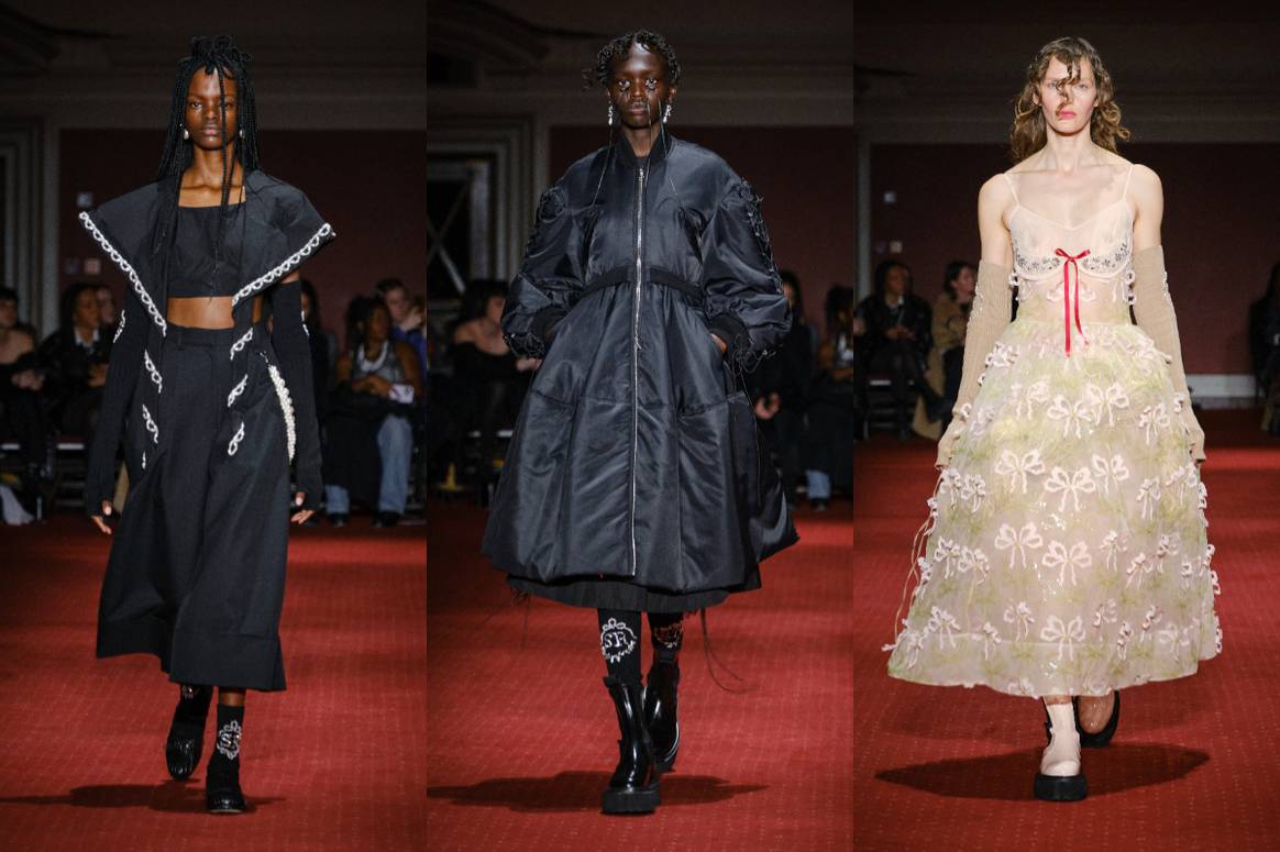 Simone Rocha AW23, LFW. Photos by Ben Broomfield. Image: Simone Rocha