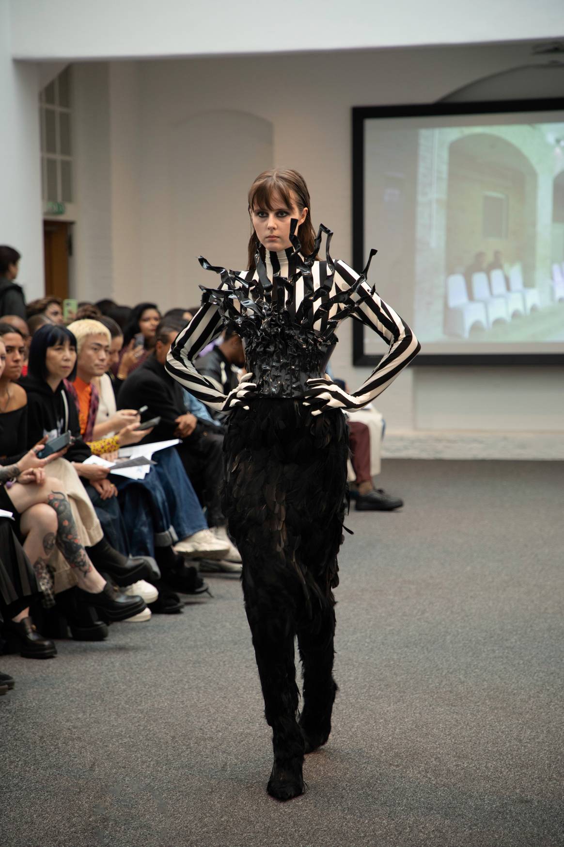 Sara Hegyi, UCA graduate show, LFW SS24.