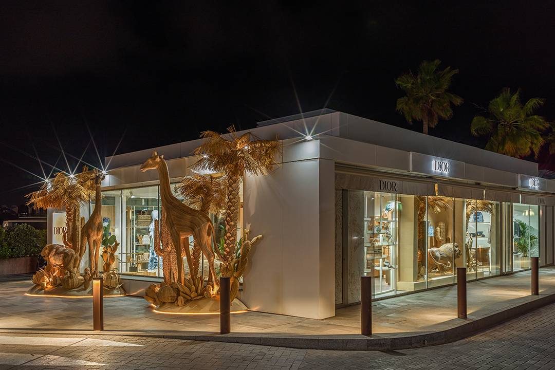 Tienda “resort” de Dior en Ibiza (España).