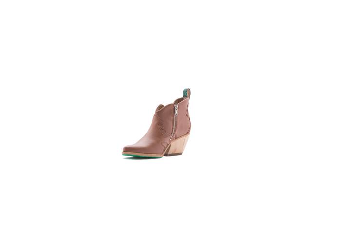 Atlantis vegan ankle boots cognac | A Perfect Jane