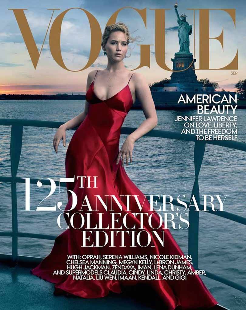 Première conférence mode pour le Vogue US