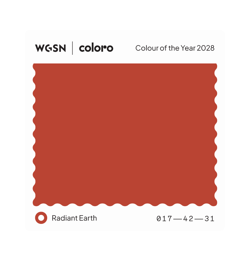 Il colore dell'anno di WGSN x Coloro: Radiant Earth.