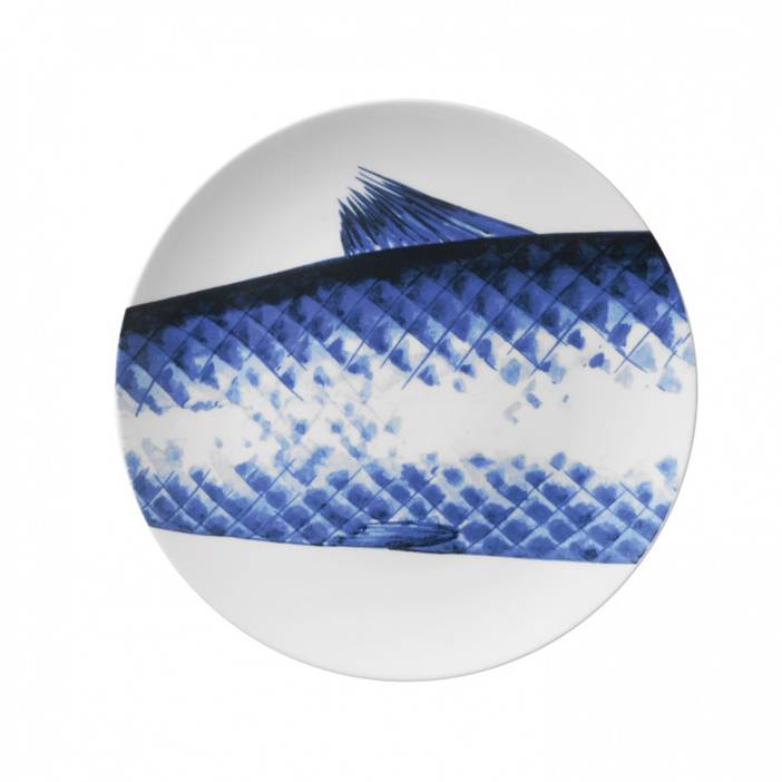Plates Delft Blue (3 pcs) | A fish named Fred