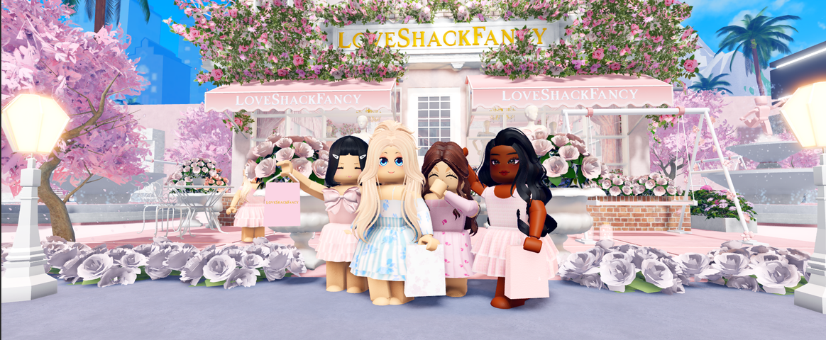 LoveShackFancy Roblox pop-up