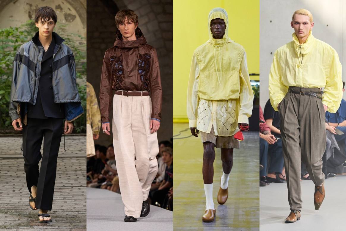 SS27 (v.l.n.r.) Beautiful People, Taakk, Solid Homme und Saint Laurent