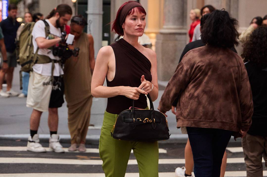 New York Fashion Week street style.