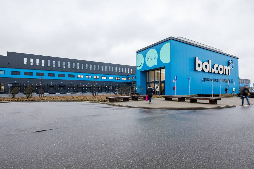 Het distributiecentrum van Bol.com in Waalwijk ter illustratie.