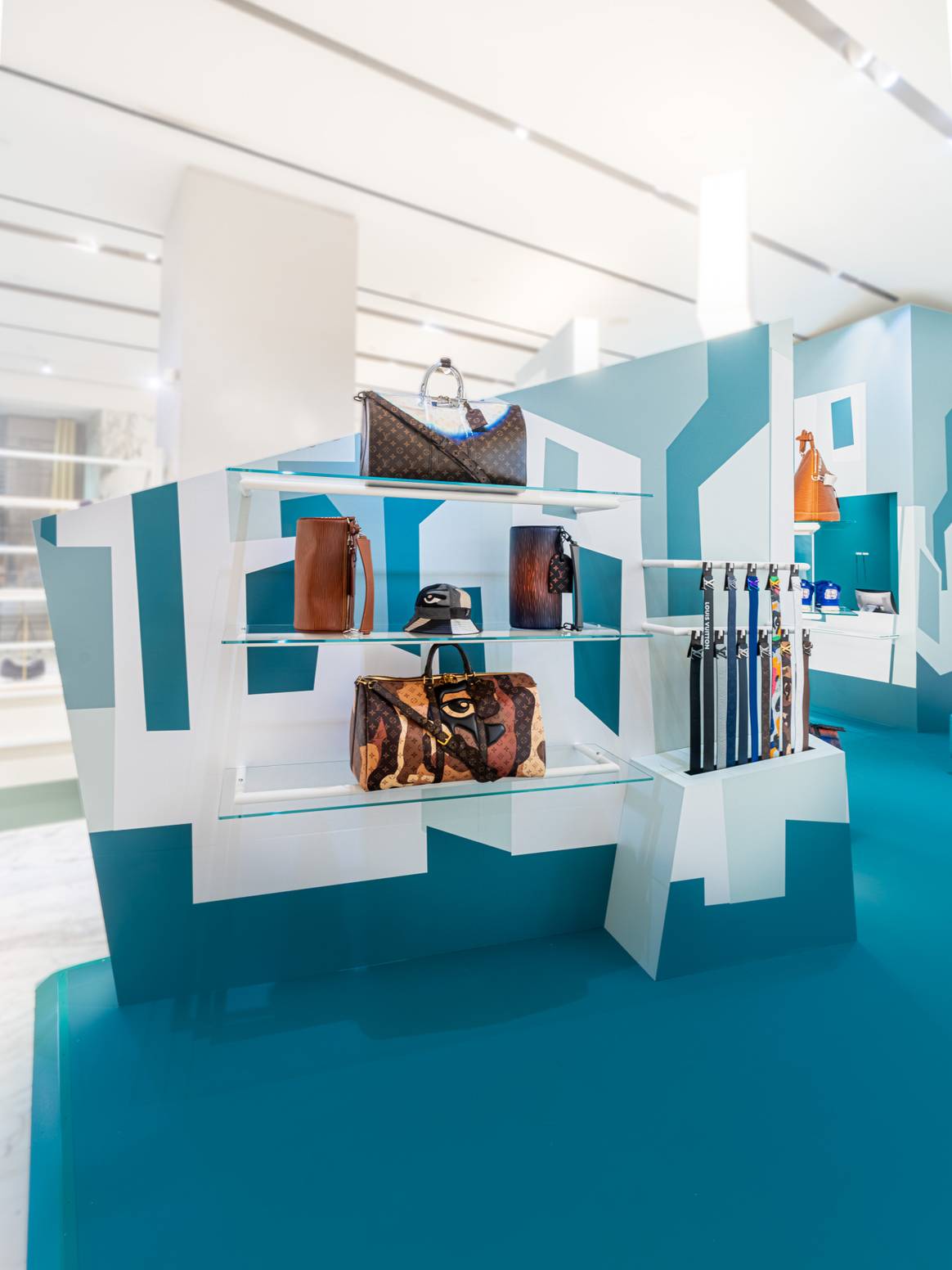 Pop-up store Louis Vuitton à Amsterdam.