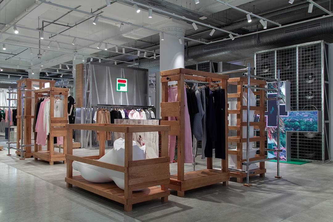 Il corner Fila da Selfridges a Londra