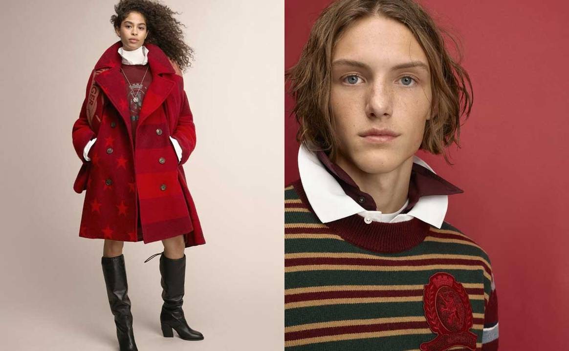 En images : le vestiaire américain célébré dans la collection hivernale de Tommy Hilfiger