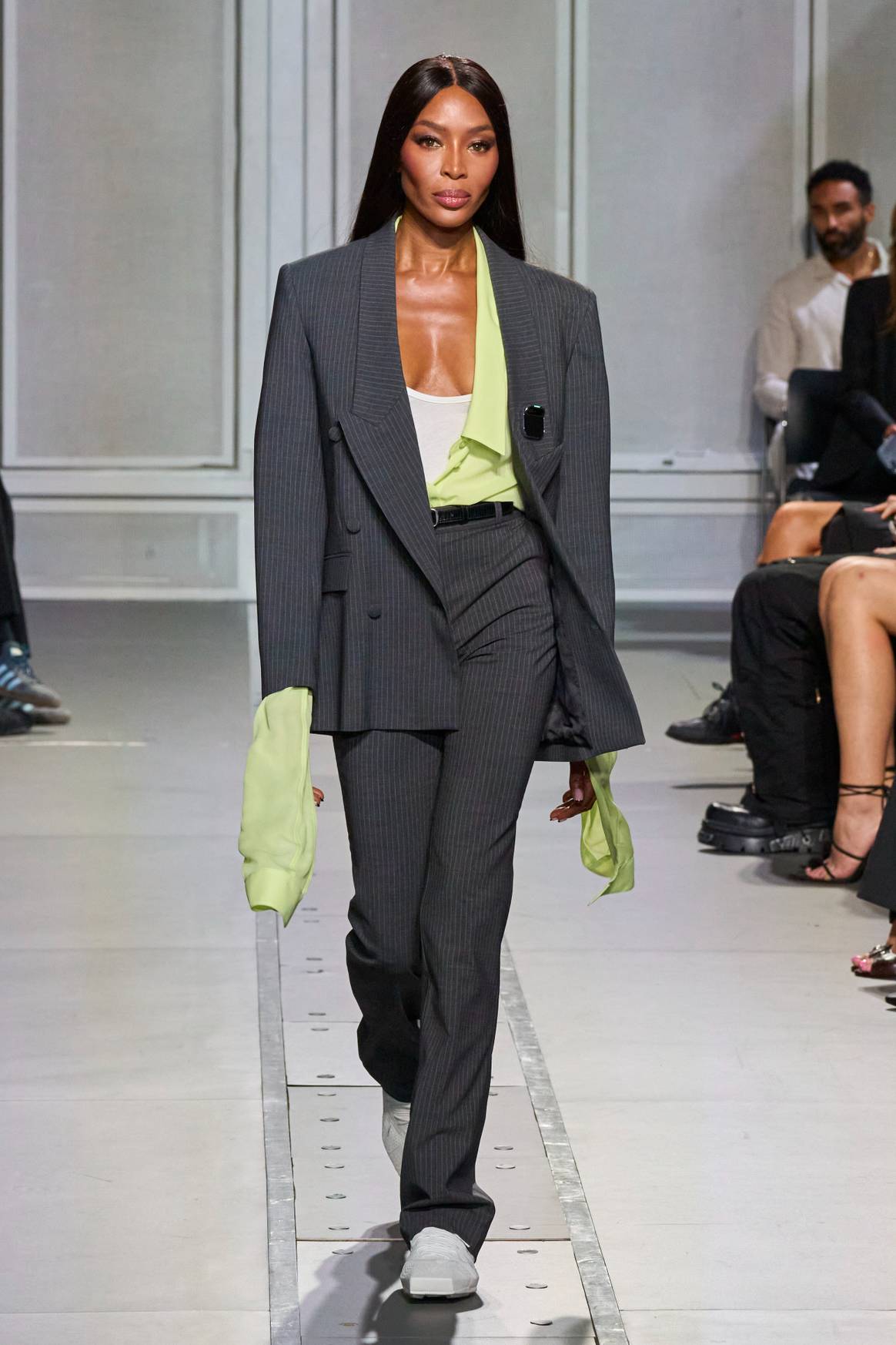 Coperni SS24, Humane ‘Ai Pin’ worn by Naomi Campbell