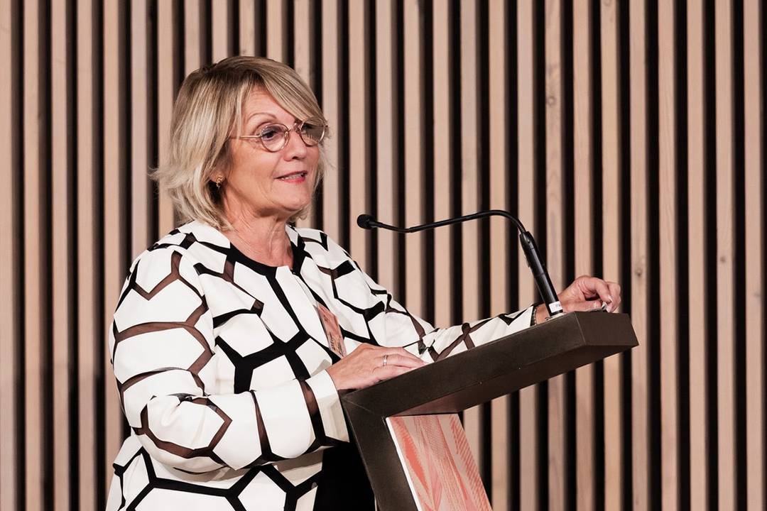 Núria Aymerich, comisionada especial para la competitividad industrial y la pequeña y mediana empresa del Ministerio de Industria y Turismo, durante TexMeeting 2025.