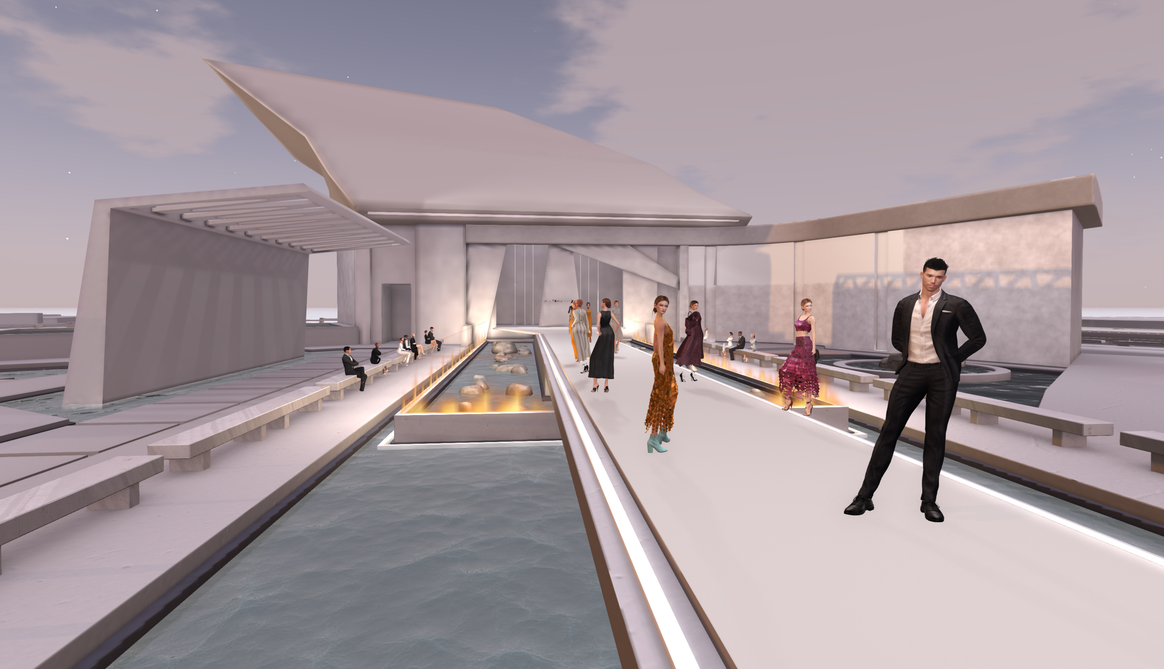 Everyrealm's Metaverse Fashion Week in collaboration with Jonathan Simkhai and Blueberry. Image: Everyrealm, MVFW 22