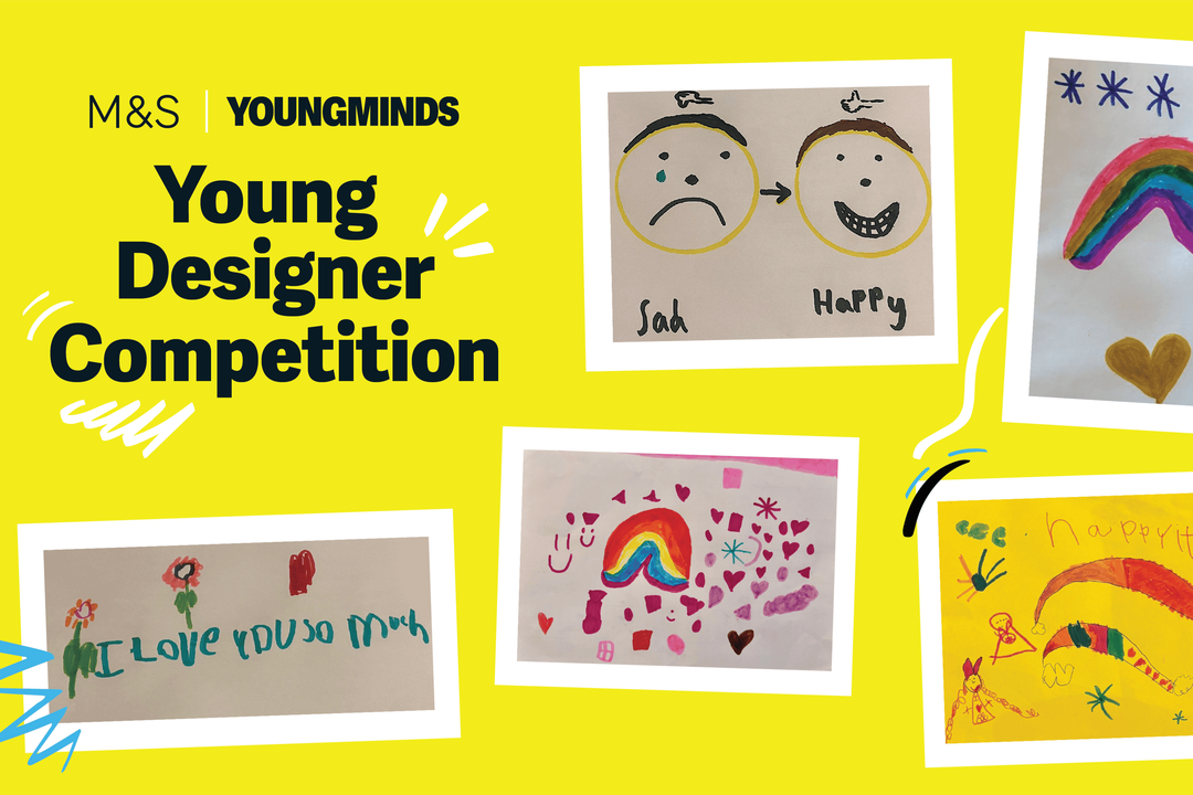 M&S x YoungMinds' young designer competition.