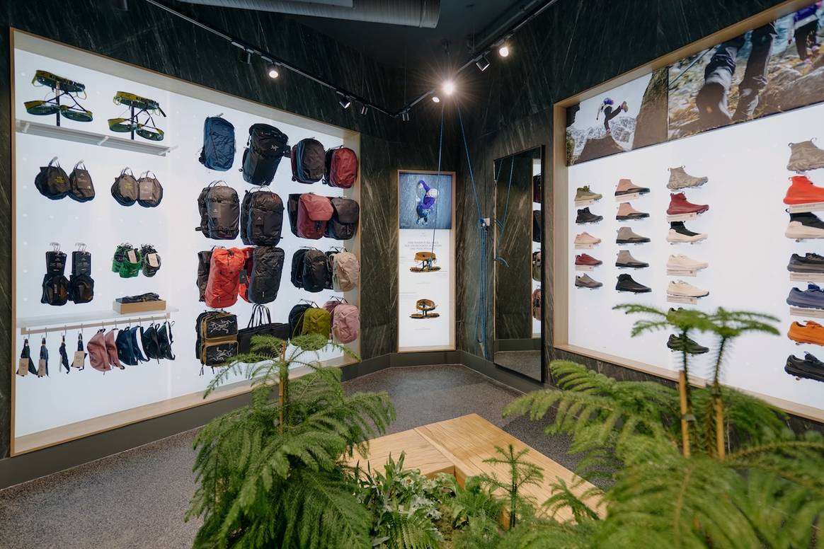 Impression aus dem Hamburger Arc'teryx-Store