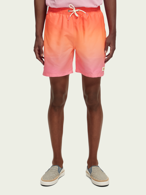 Halflange zwembroek met print | Scotch & Soda
