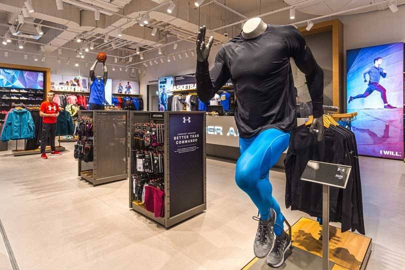Under Armour открыл второй фирменный магазин в России