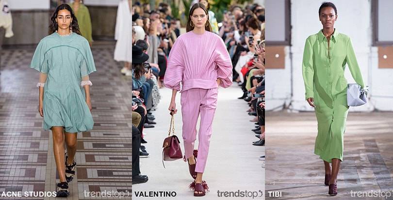 Spring Summer 2019 Key Colour Directions on the Catwalks