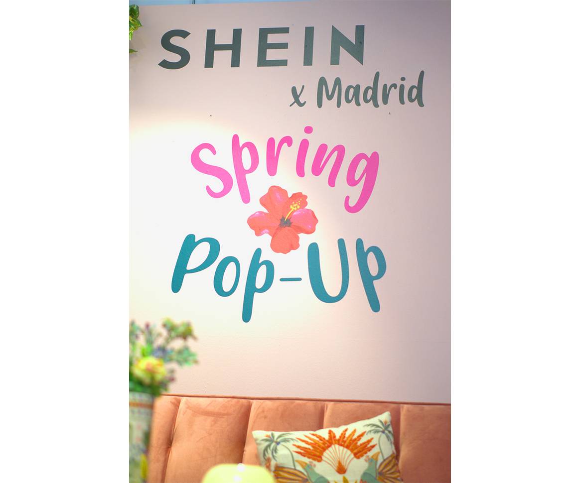 Interior de la nueva pop-up de Shein en el centro comercial ABC Serrano de Madrid, desde el 27 de abril al 5 de mayo de 2024.