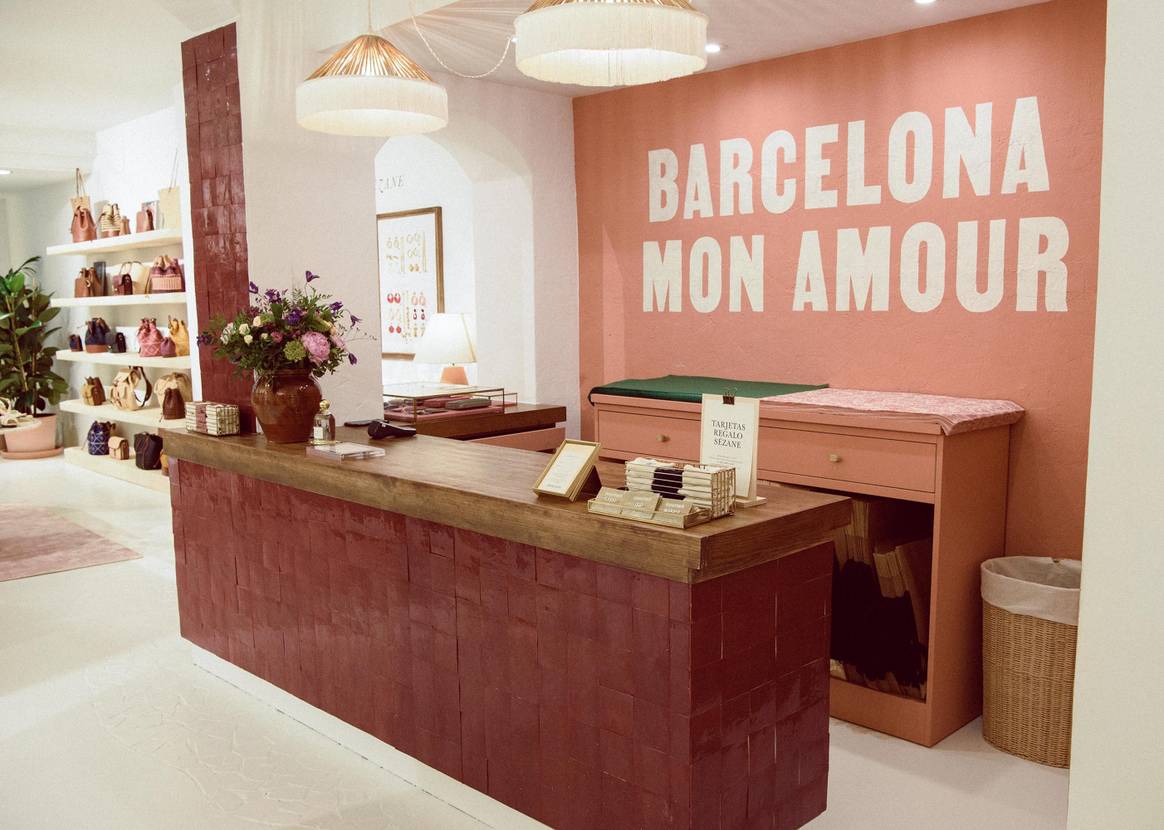 Imagen: Pop-up de Sezane en Barcelona