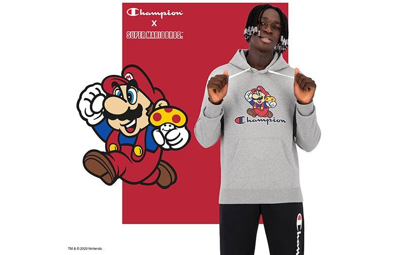 Champion partners with Super Mario Bros for limited-edition collection