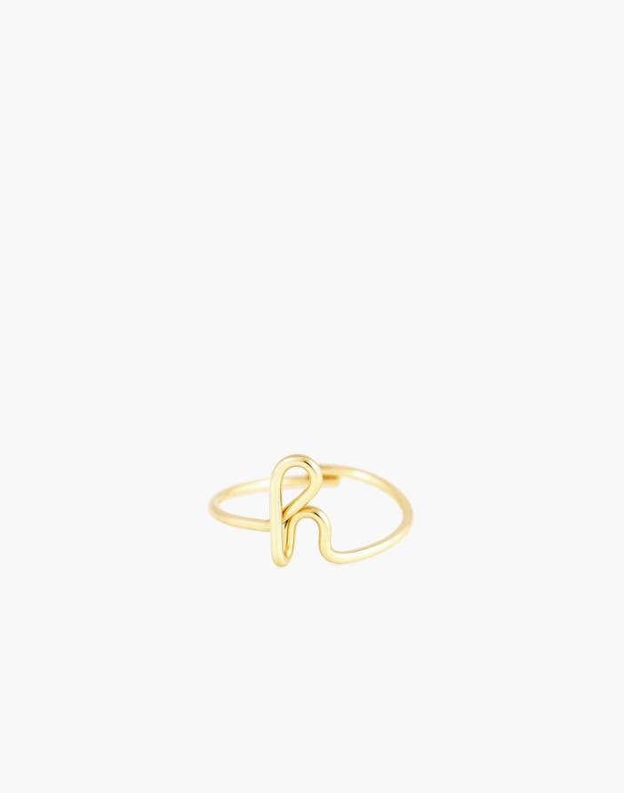 Atelier Paulin™ Poetic Letter Ring | Madewell