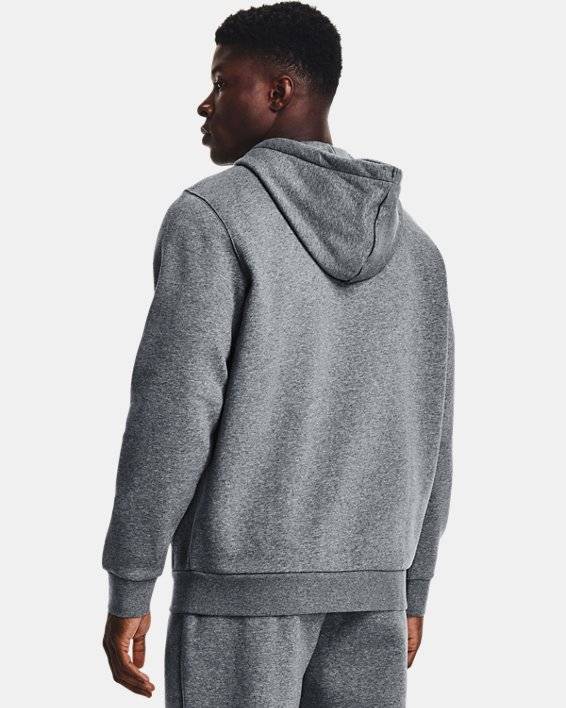Herren Under Armour Essential Fleece-Hoodie mit durchgehendem Zip Midnight Blaue Marine | Under Armour
