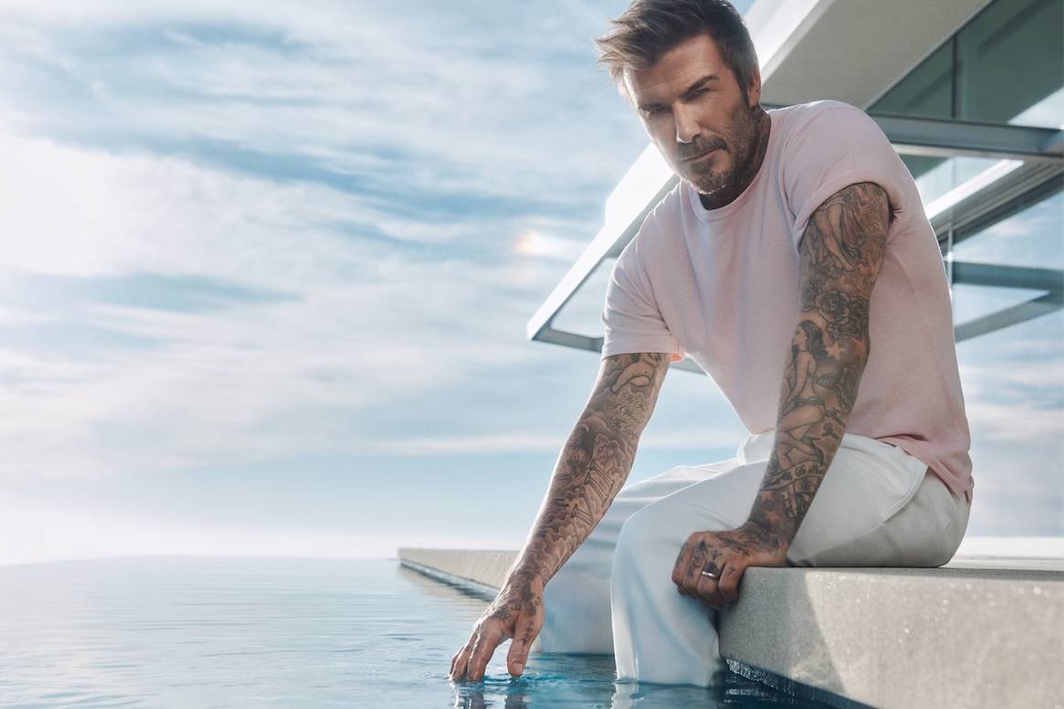 Kampagnenmotiv von „Beckham x Boss“