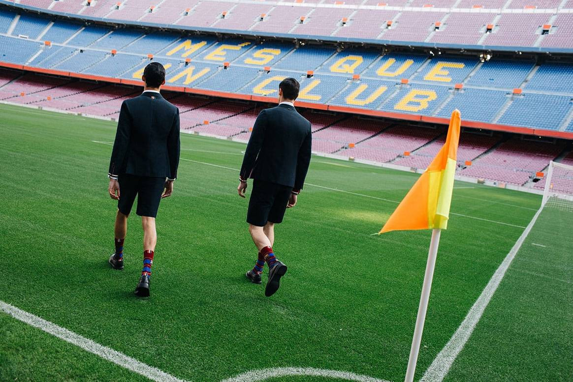 Kicken für den guten Zweck: Thom Browne bringt Kapsel mit FC Barcelona raus